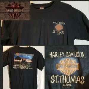 Harley Davidson Saint Thomas USVI T-Shirt XL